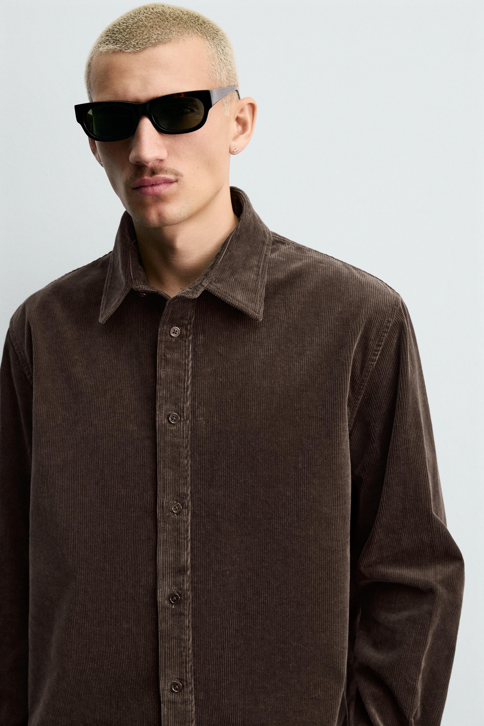 RELAXED FIT CORDUROY SHIRT